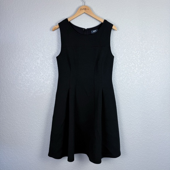 Maeve Anthropologie Debutante Dress, Black L - Fit & Flare, Sleeveless, Chic - Picture 2 of 9